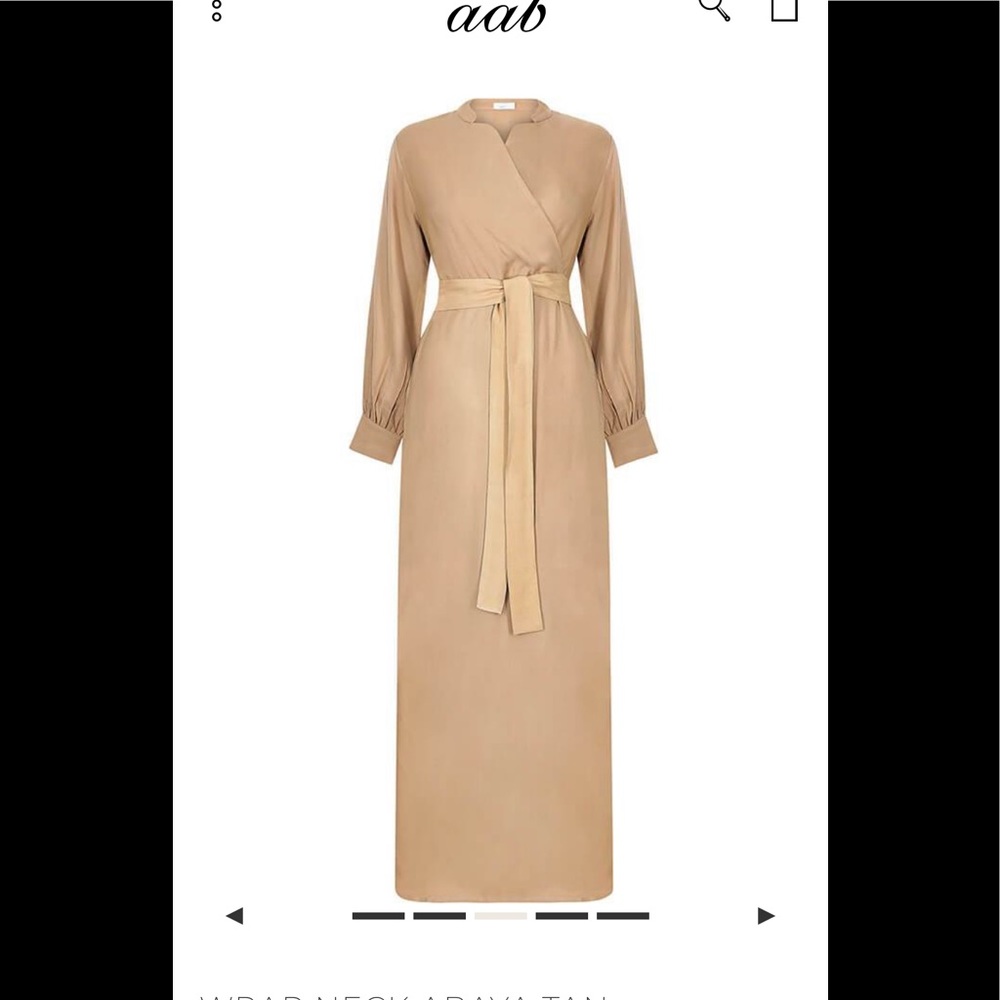 NWT wrap abaya maxi dress long sleeve
